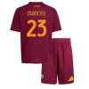 AS Roma Gianluca Mancini #23 Hjemmedraktsett Barn 2025-26 Kortermet (+ korte bukser)